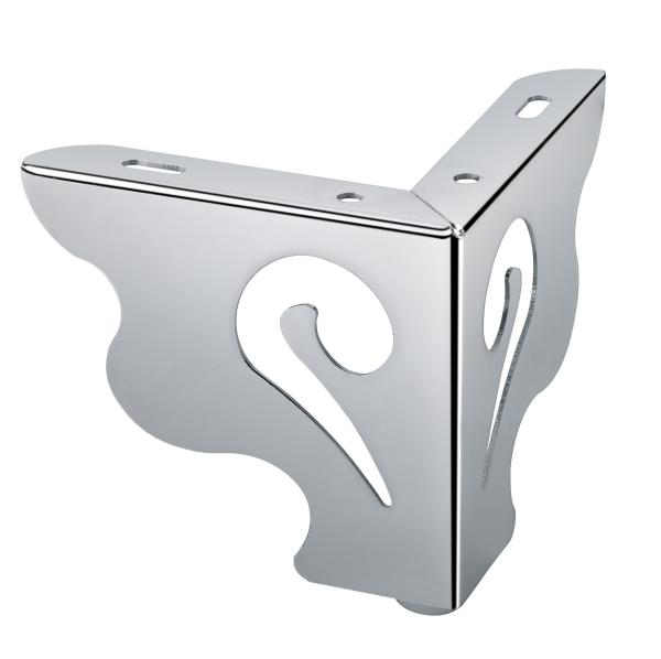 100mm high hollow out furniture leg modern sofa leg cabinet leg with flower