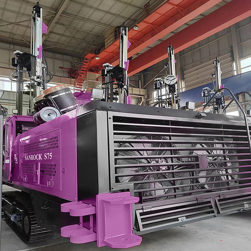 SANROCK Dust Collecting DTH Drilling Rig Mining Equipment Hydraulic Drilling Machine Integrated Drilling Rig