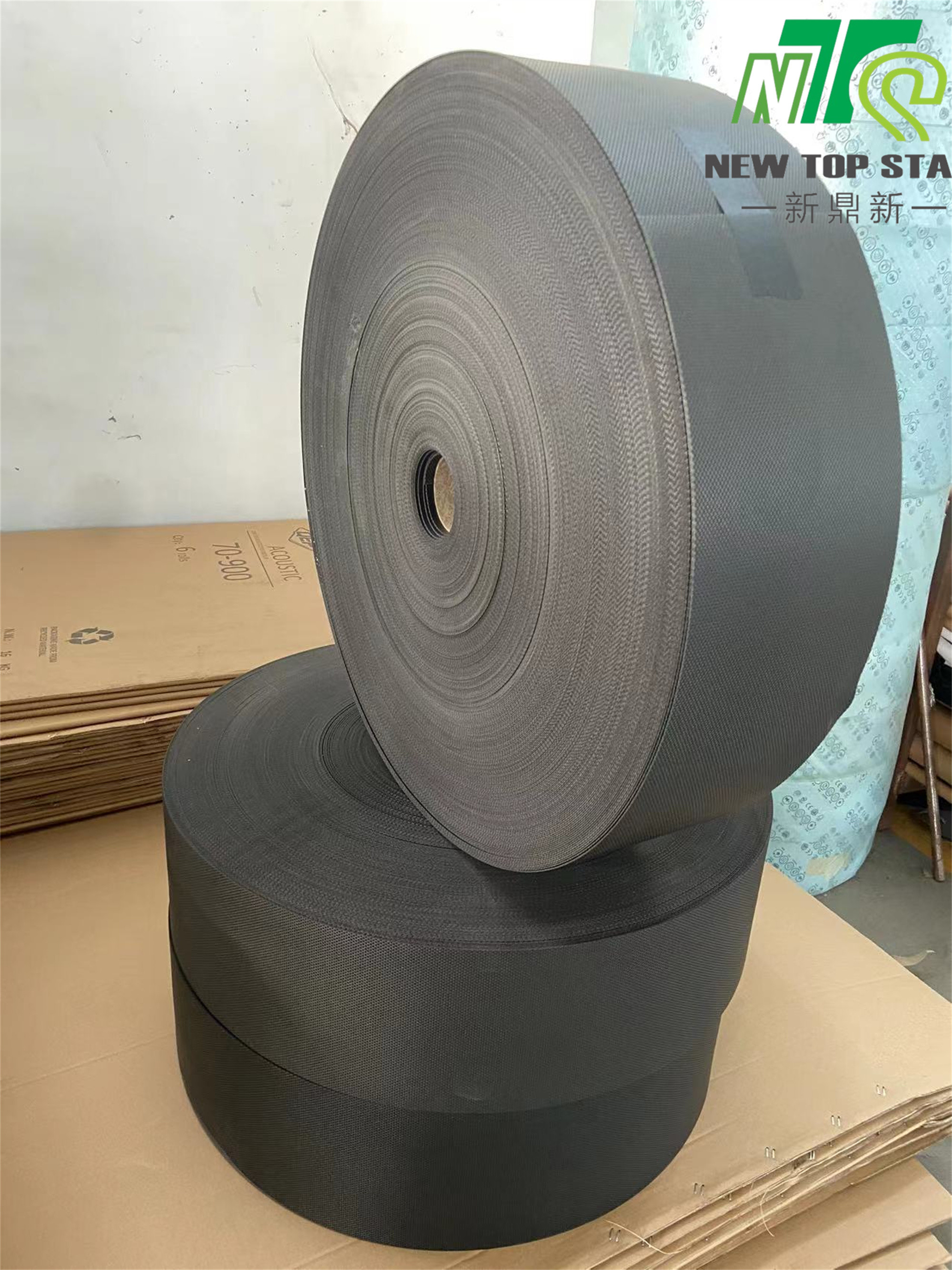 Acoustic Cross Linked Polyethylene Foam Roll Embossed PVC Vinyl Floor Underlayment