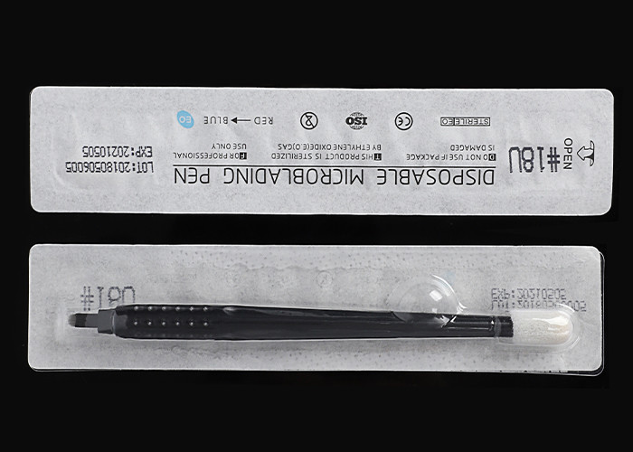 Blister Packing 3D Cosmetics Manual Tattoo Pen With Blade And Brush