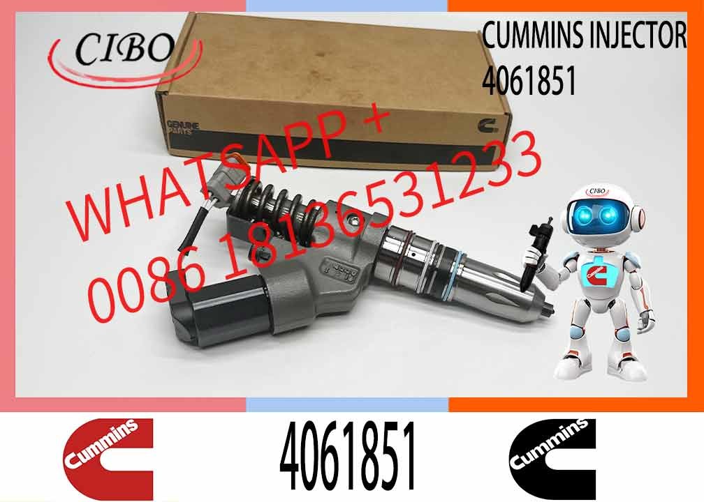 Diesel Fuel Injector Common Rail Injector 4061851 4088327 4088665 3411753 3095040 M11CUM-MINS 3080429 3411756 4061851 40