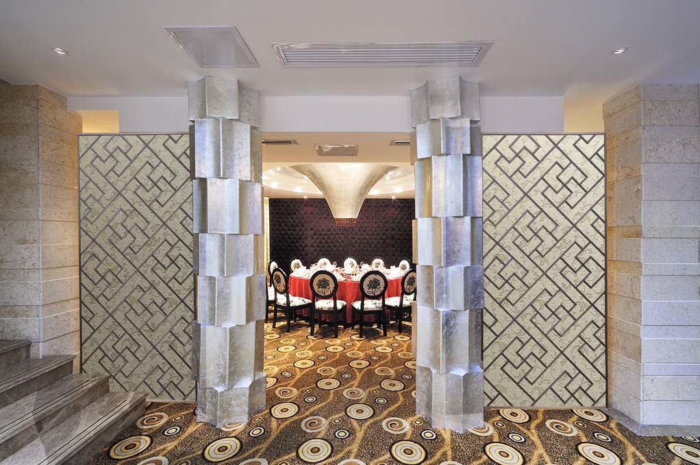 Bronze Stainless Steel Partition For Hotels/Villa/Lobby Interior Decoration