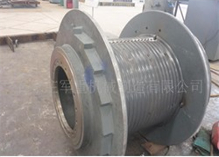 6mm Diameter Wire Grooved Winch Drum Alloy Steel High Capacity