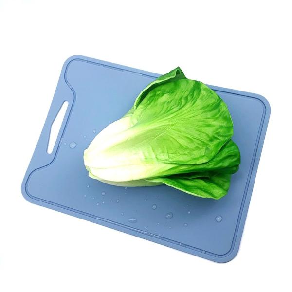 Antibacterial Silicone Chopping Board , Silicone Cutting Board Mat Flexible