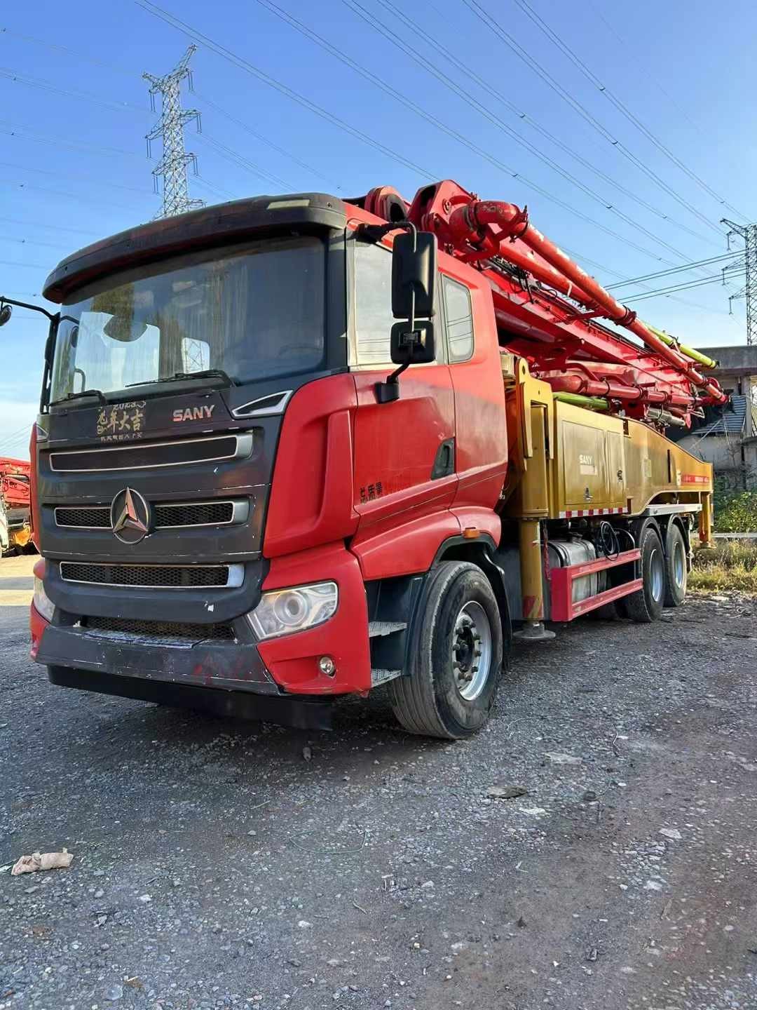 SANY Used Concrete Pump In Stock 49M Construction Machinery