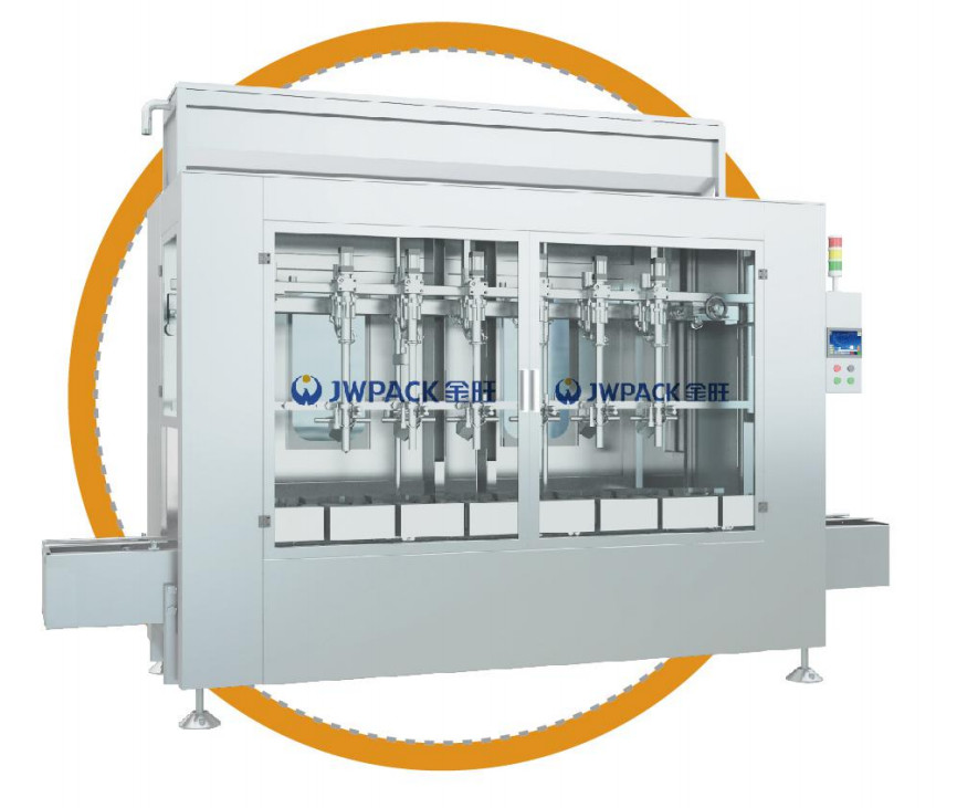Liquid Detergent Pesticide Solvent Bottle Filling Machine 24 Bpm 7.5KW