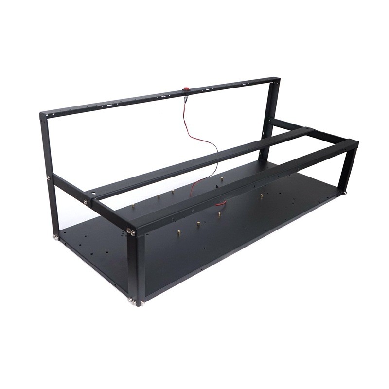605mm 6 8 12 GPU Mining Case Open Air Mining Frame Computer Rack For Asic Mining