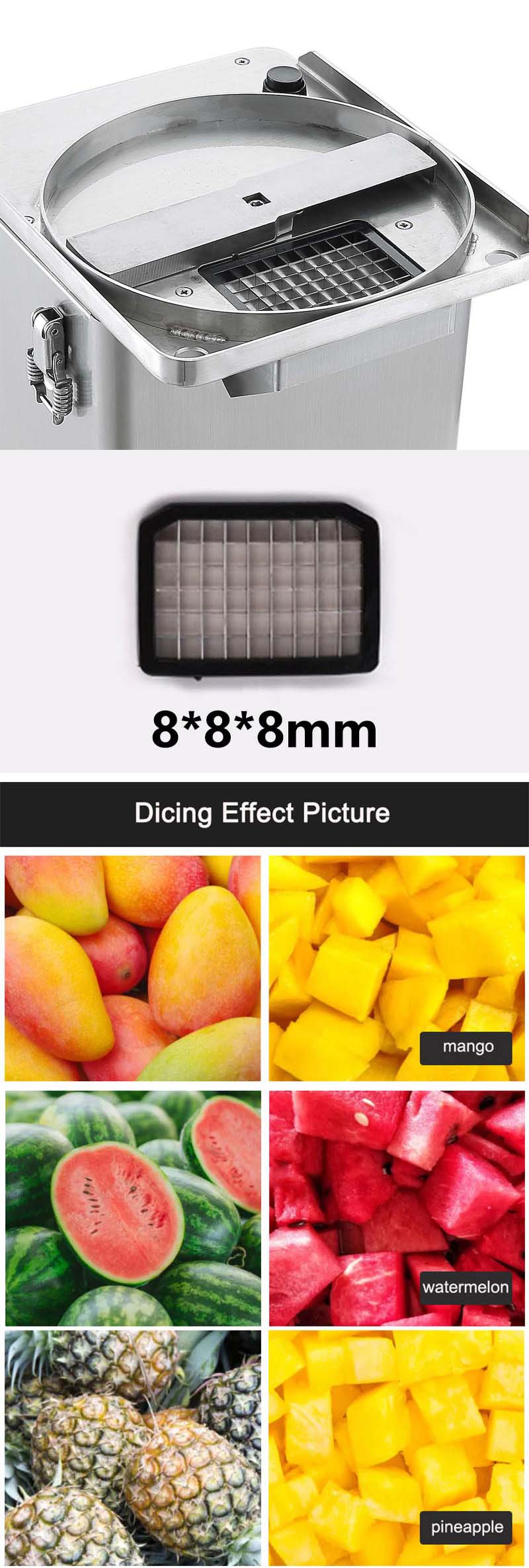 Multi-function Vegetable Cutter Electric Potato Carrot Onion Cucumber Cutting Machine