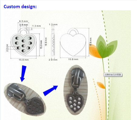 Durable Dress Accessories Open - End Zippers Metal Zippers Readymade For Garment