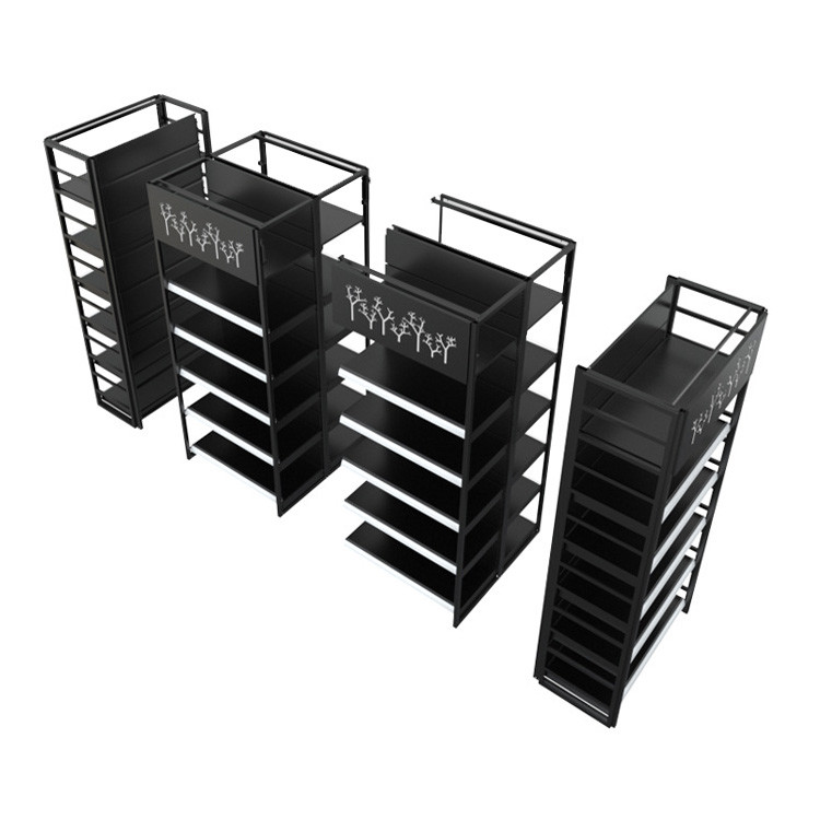 Customized Supermarket Shop Shelving Retail Store Metal Display Stand Racks