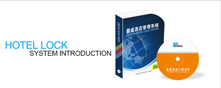 Panwei factory wholesale hotel lock access by RFID card with free software management