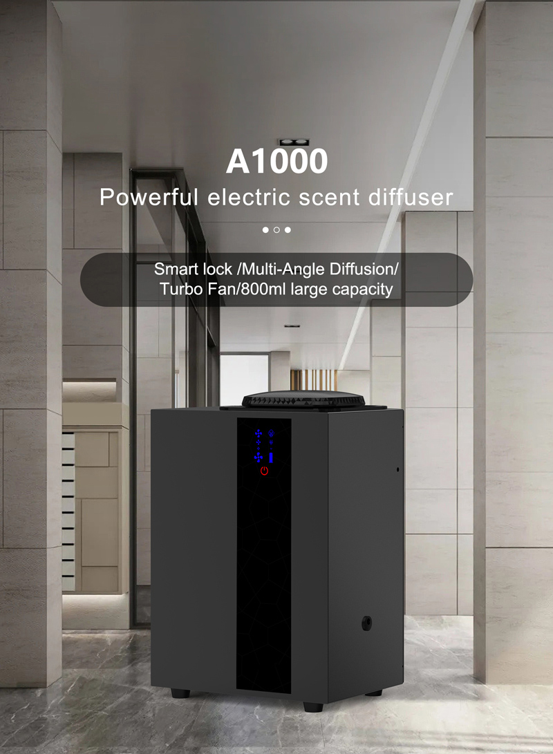 Smart 800ml Oil Fragrance Diffuser: Enhance Your Space with Wifi App Control and Pure Waterless Essential Oil Diffusion for HVAC
