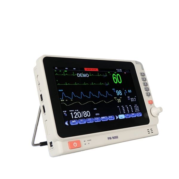 Portable Multi Parameter Patient Monitor with LED/LCD Display Wireless