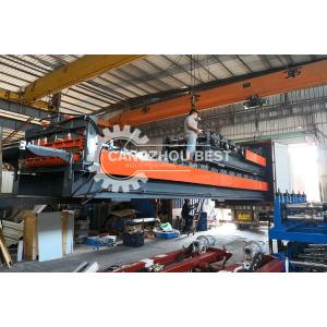 Composite Floor Deck CNC Roll Forming Machine Closed Type Dovetail Profile Usage