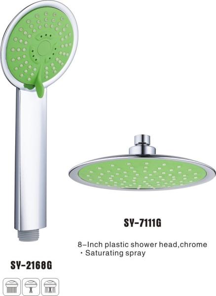 SY-7111G Colorful hand & top shower