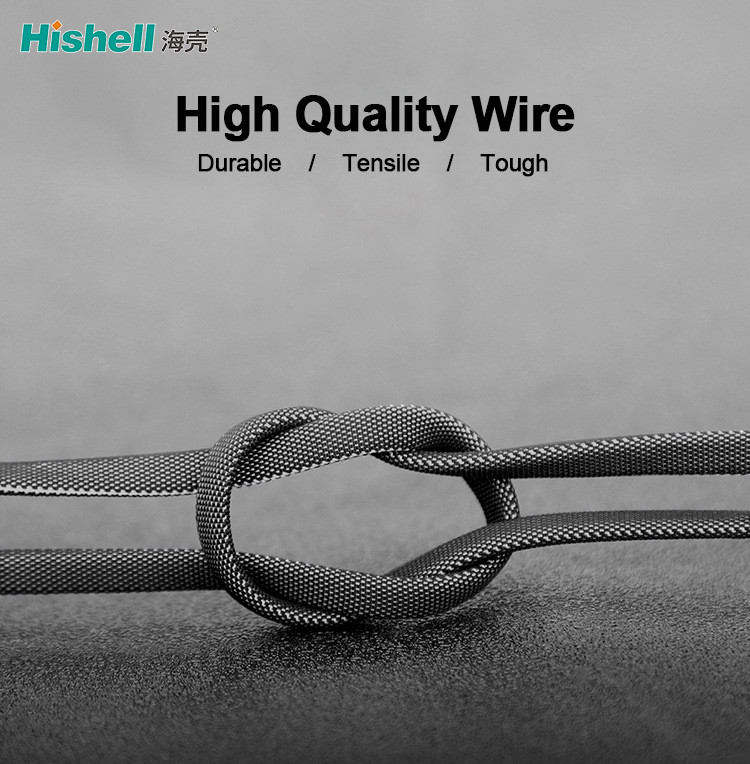 Anti Fouling Multiscene Mobile Charger Wire , Nylon Braided Cell Phone Cords