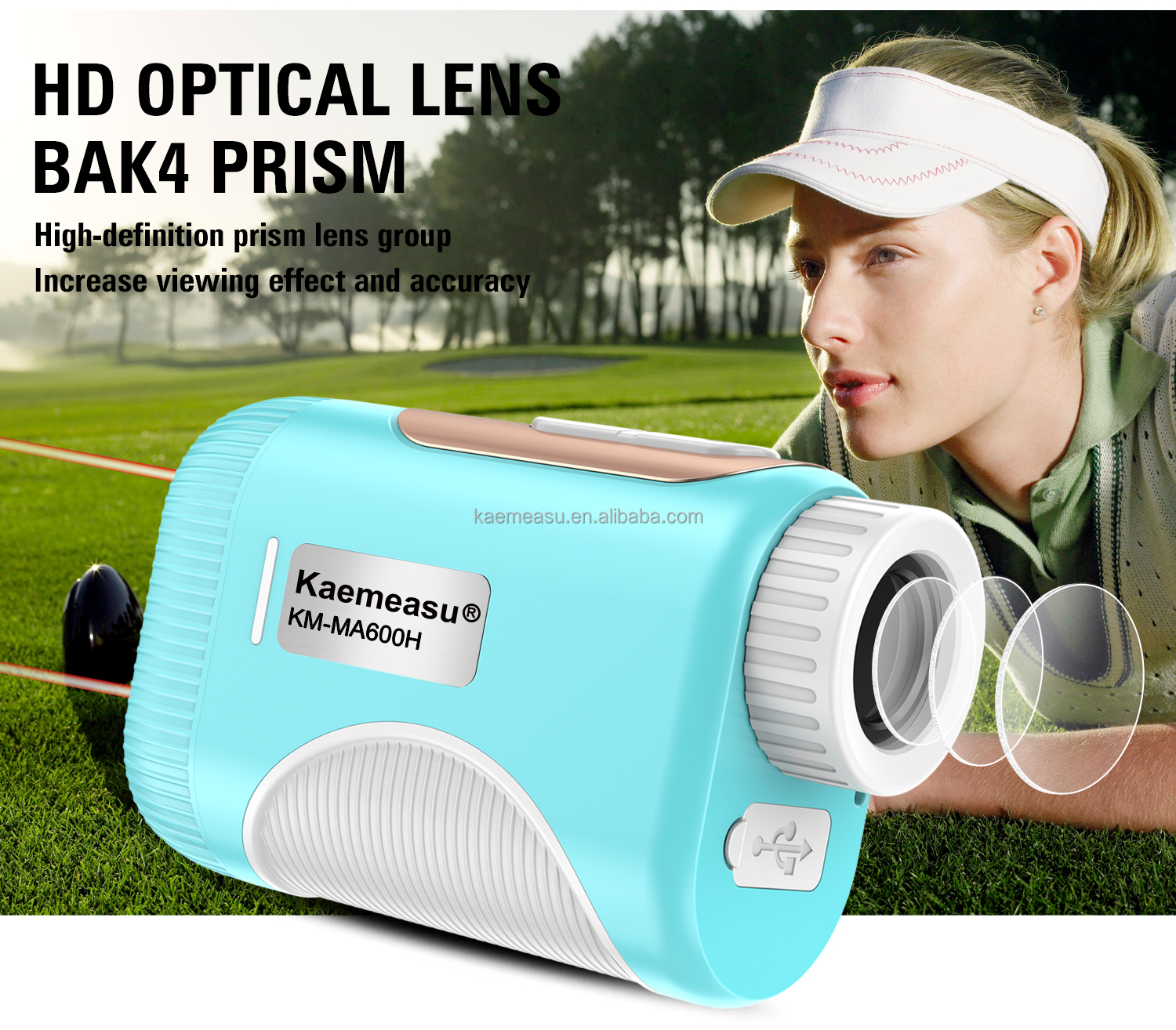 OEM Golf Slope Scope Laser Distance Meter Telescope Industrial Grade Golf Laser Rangefinder Binoculars