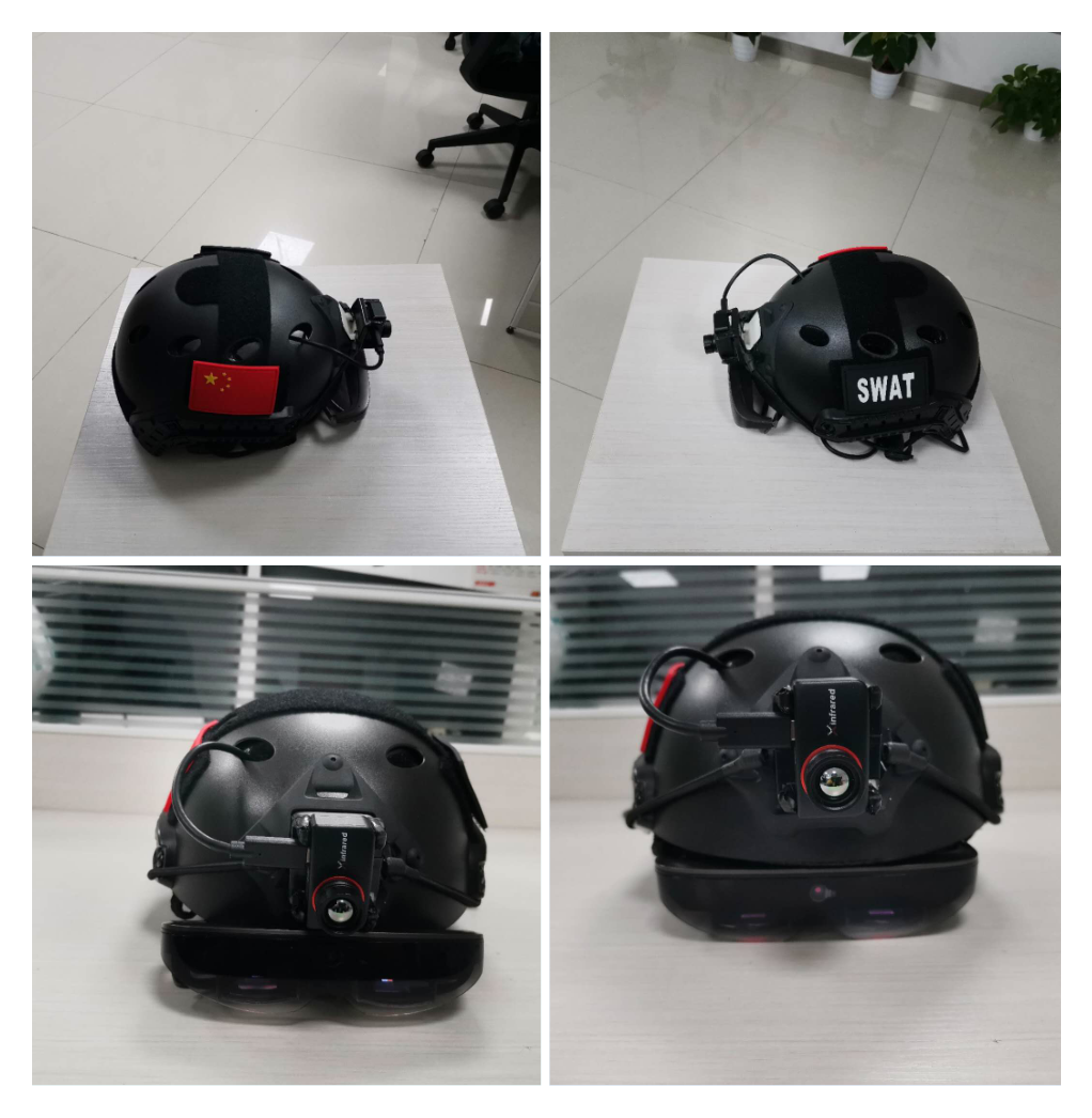 Non Contact Integrated Smart Temperature Measuring Helmet