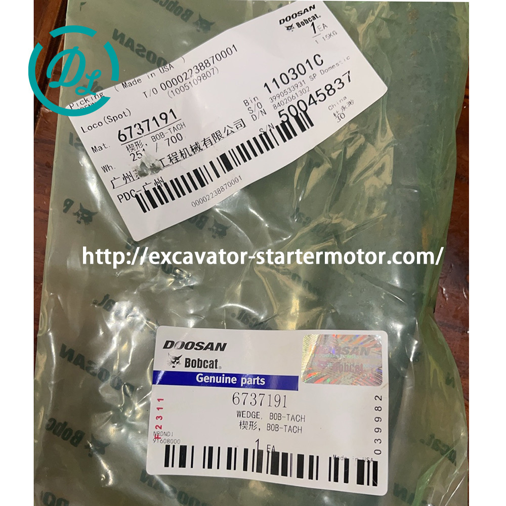 6737191 Excavator Wedge Pin Bob-Tach Wedge S450 S530 S550
