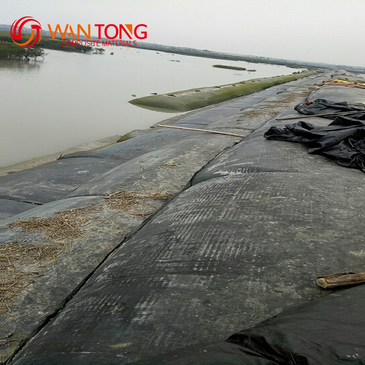 High Tenacity PP Woven Geotextile Bag Superior Performance for 30m Length Geotube