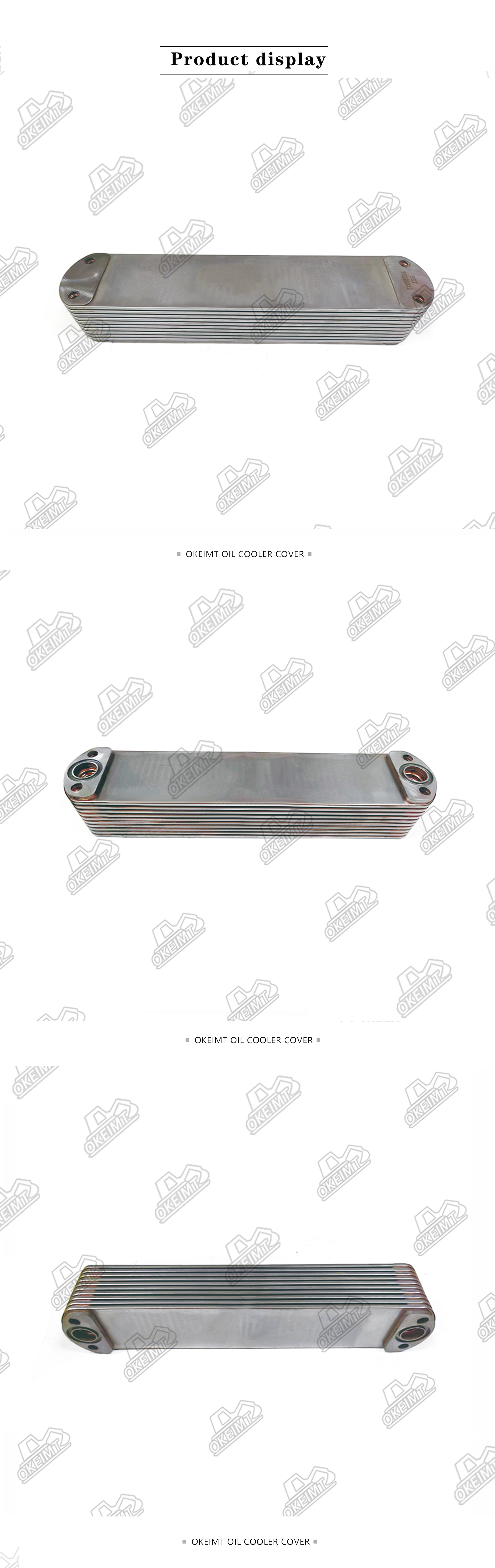 Diesel Engine Isx15 Qsx15 10P Auto Parts Oil Cooler Core 4955830 for Cummins