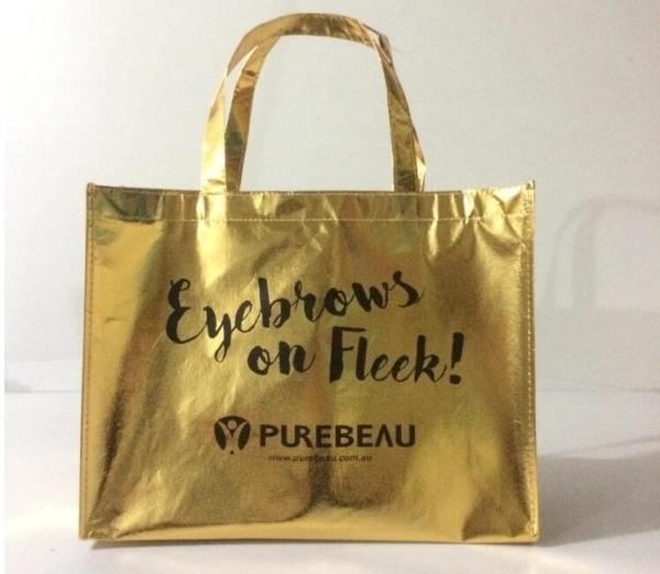 Customized shopping bag, Laminated Non woven bag, Hot sale fashional ecological