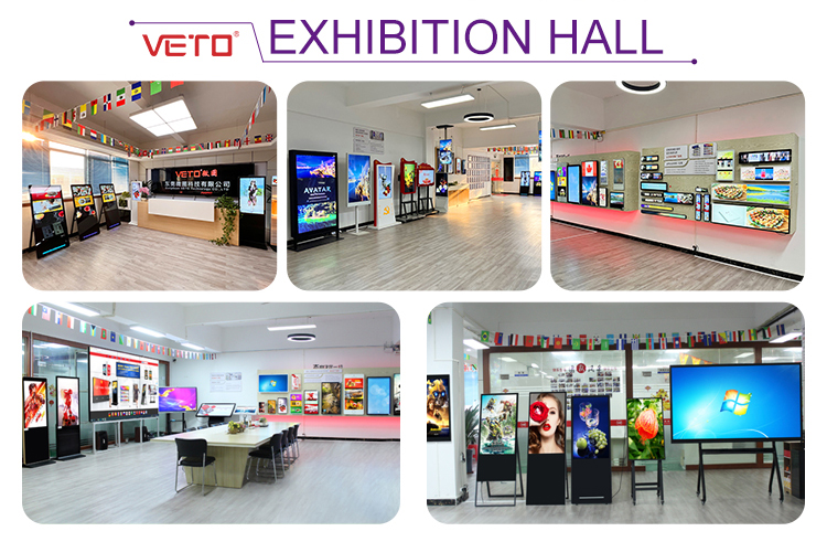 VETO 23.1 Inch Custom Size Indoor Stretched Bar LCD Panel Android Shelf Edge Advertising Media Player Bar Lcd Display