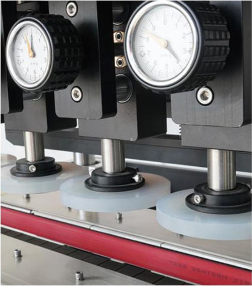 Eight Wheel Dia 55mm Food Capping Machine 1000w 120b/Min