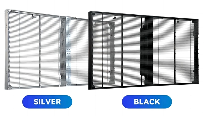 Indoor Transparent LED Display Screen 1000X1000mm 500X1000mm LED Display Panel 0