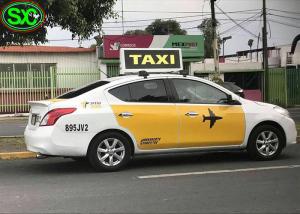  Taxi Roof Car LED Sign Display Advertising Signs Full Color P5 P6 For Advertising Manufactures