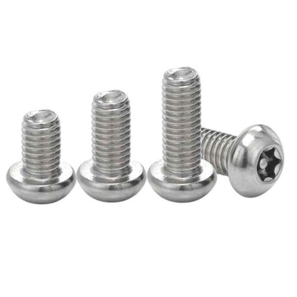 Security Torx Pin Center Head Tamper Proof Anti Theft Screw Stainless Steel Pan