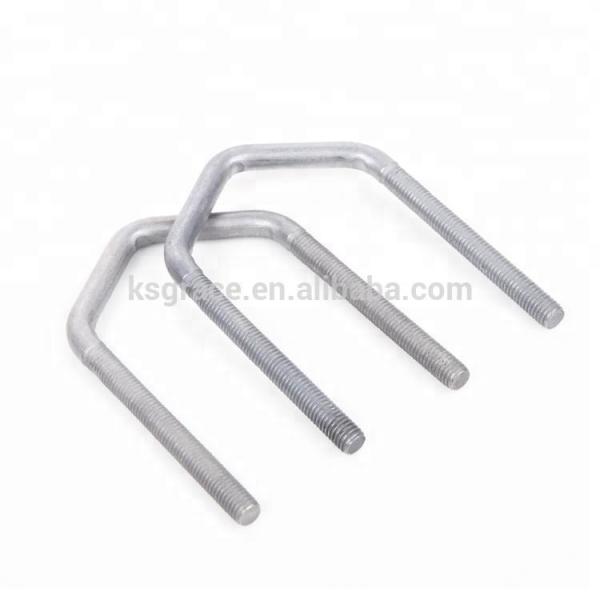 Carbon Steel Dacromet V Anchor Bolts U Bolts Inch Size Square Bending V Shape U