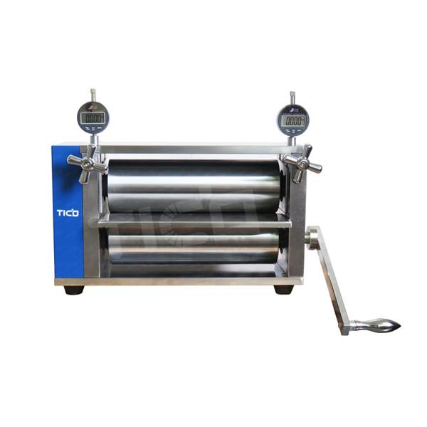 Benchtop Battery Calendering Machine Manual Rolling Press Machine HRC62 200mm