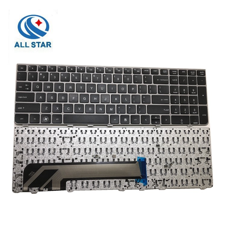  HP ProBook Laptop Keyboard 4535s 4530s 4730s with Sliver Frame Spanish Layout Black Manufactures