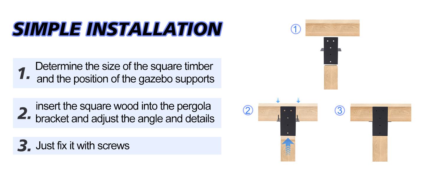 Pergola Brackets Pergola Connector