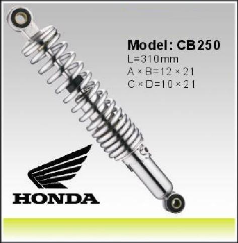 Honda Cb250 Motorcycle Shock Absorber , Brazil Cb250 Rear Shocks 310MM Motor