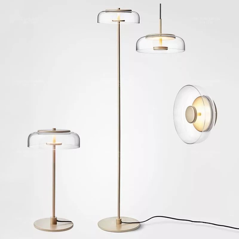 Modern Wall Indoor Led Bedside Hotel Gold Small Glass Wall Lamp