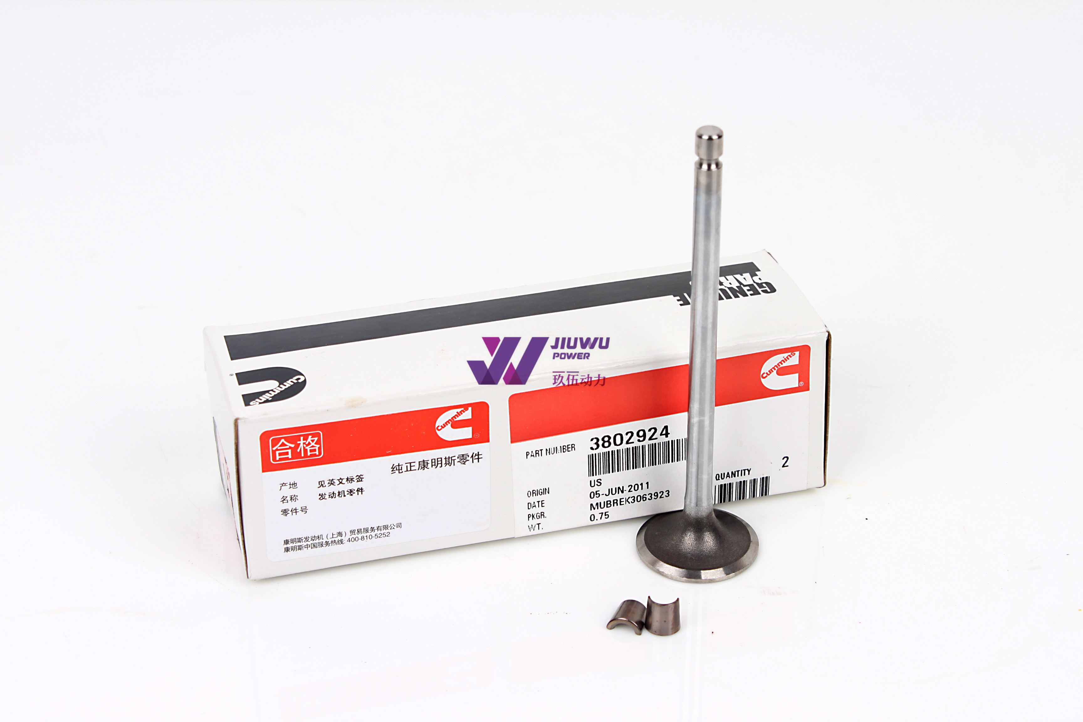 ISF3.8 QSB6.7 Intake Valve 3802924 Cummins Engine Parts