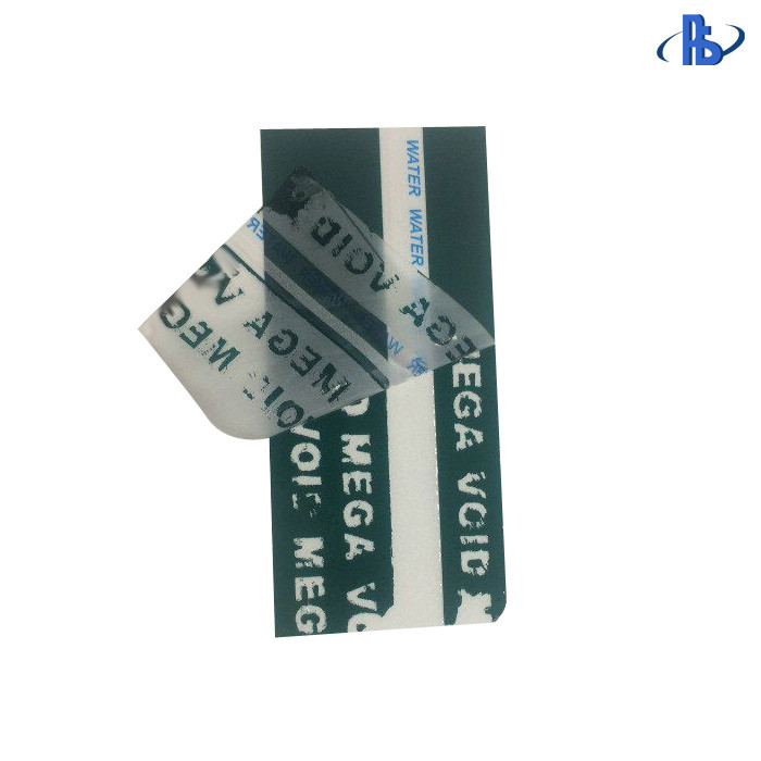 Anti Counterfeit Sealing Hidden Line Tamper Evident Void Tape