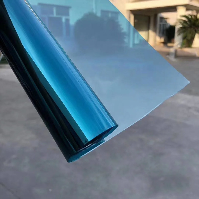 Glass PET Building Window Film Silver 20% VLT 2mil 1.52 X 30m
