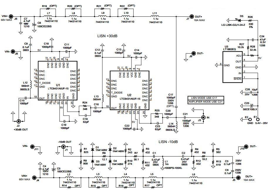 LTC6431-15 Differential Amplifier IC Chips High Linearity