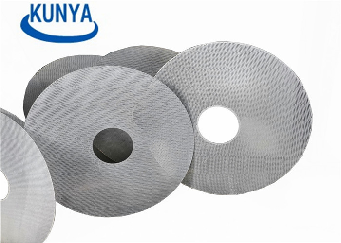 1um Flat Round Metal Sinter Wire Mesh Discs Pouching Stamping