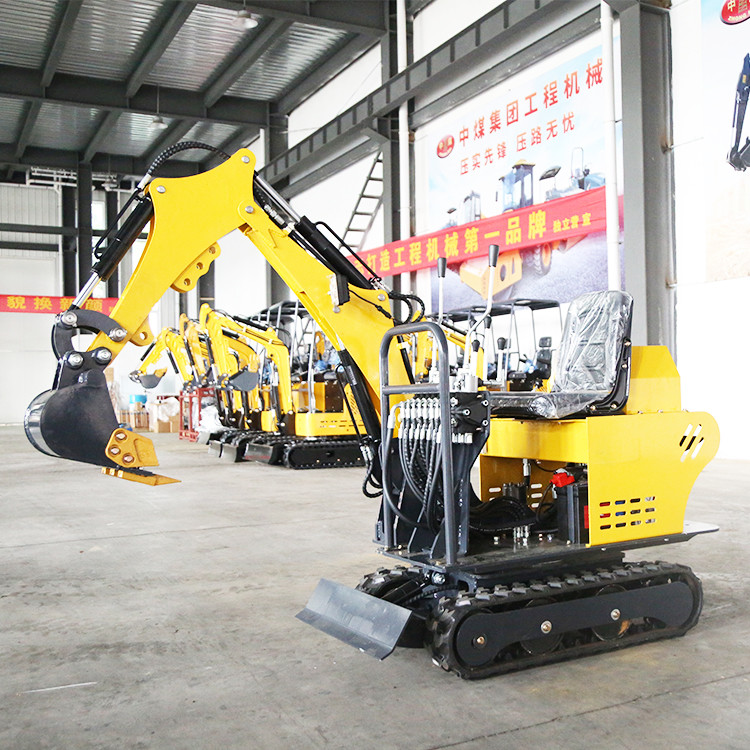 Telescopic Track Mini Crawler Excavator 850kg Mini Excavation Equipment