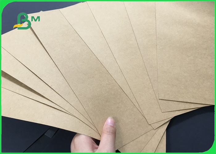 80g 100g 120g High Stiffness Brown Kraft Paper For Packing Rice 70 * 100cm