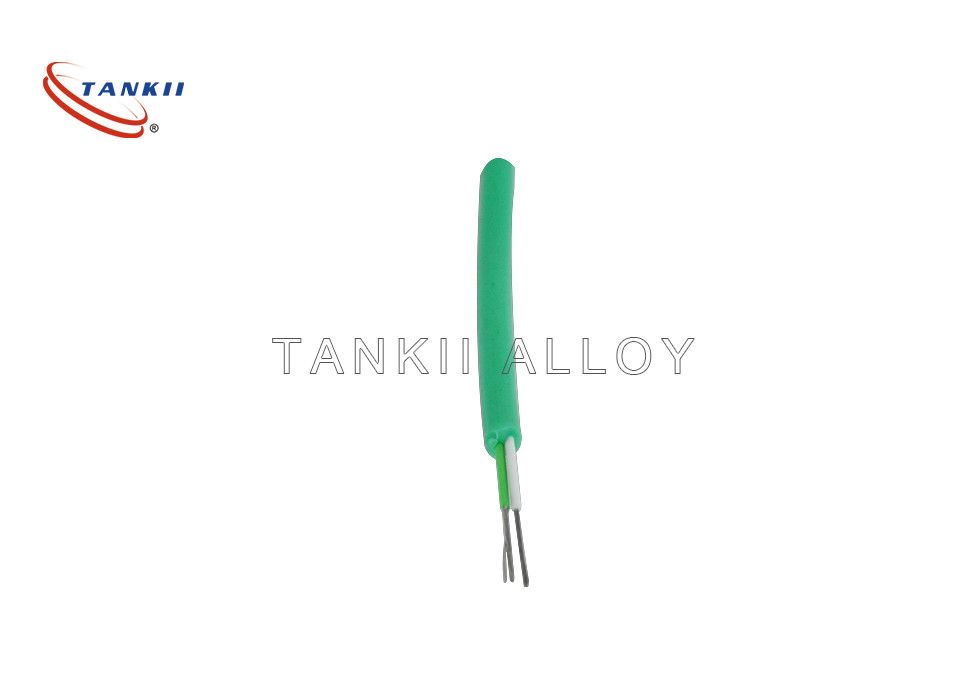 2*0.711mm Fiberglass Insulated Thermocouple Cable Oxidized Surface