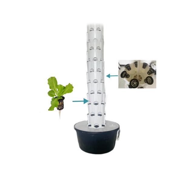 Hydroponic Growing System Tower For Vegetables Strawberry Balcony Soilless