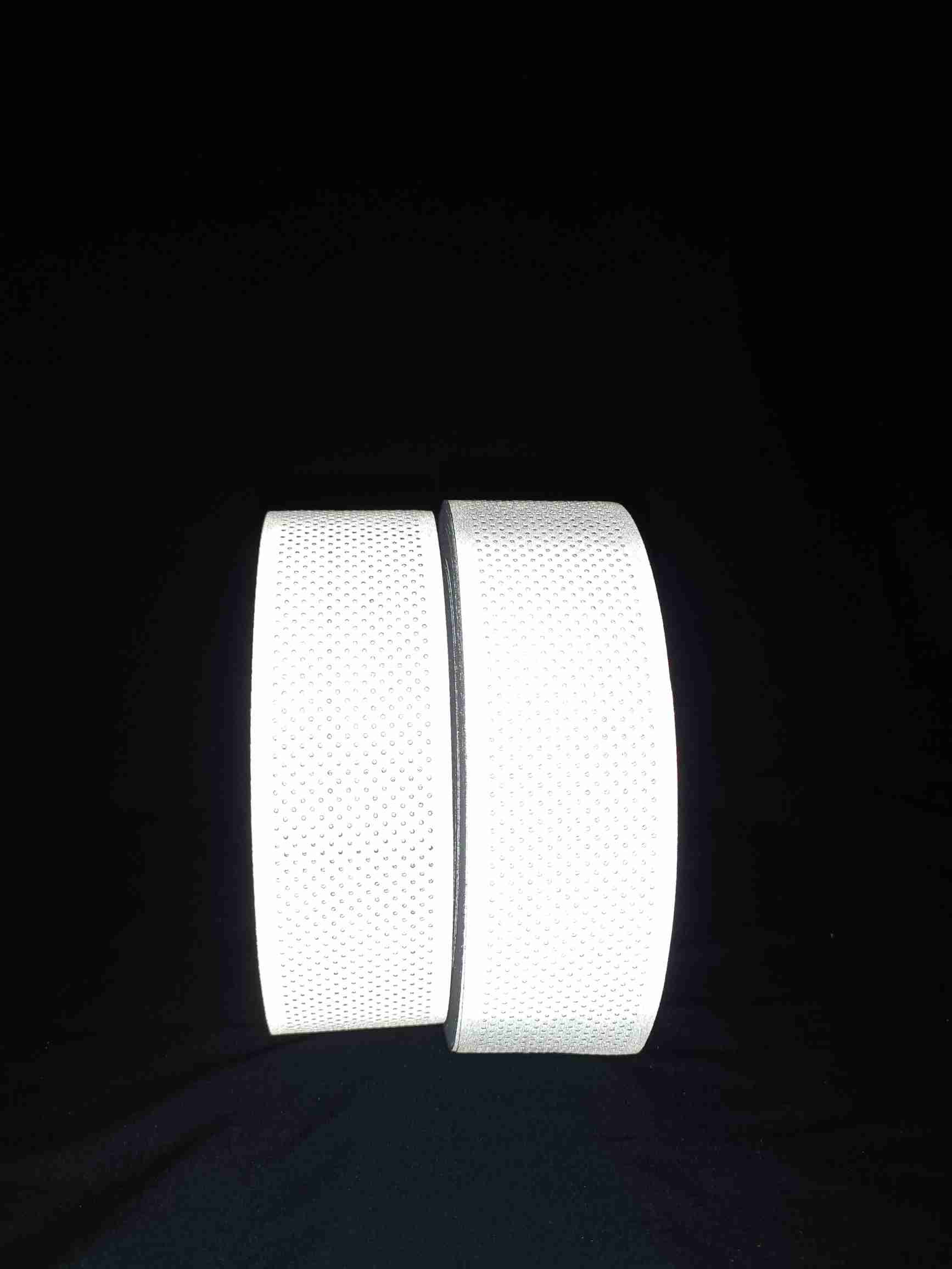 Grey High Visibility Reflective Fabric T/C And Polyester Base For Sports Wear Safety Wear