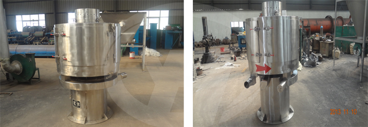 Vertical Airflow Vibratory Screen Separator Filter For Light Material