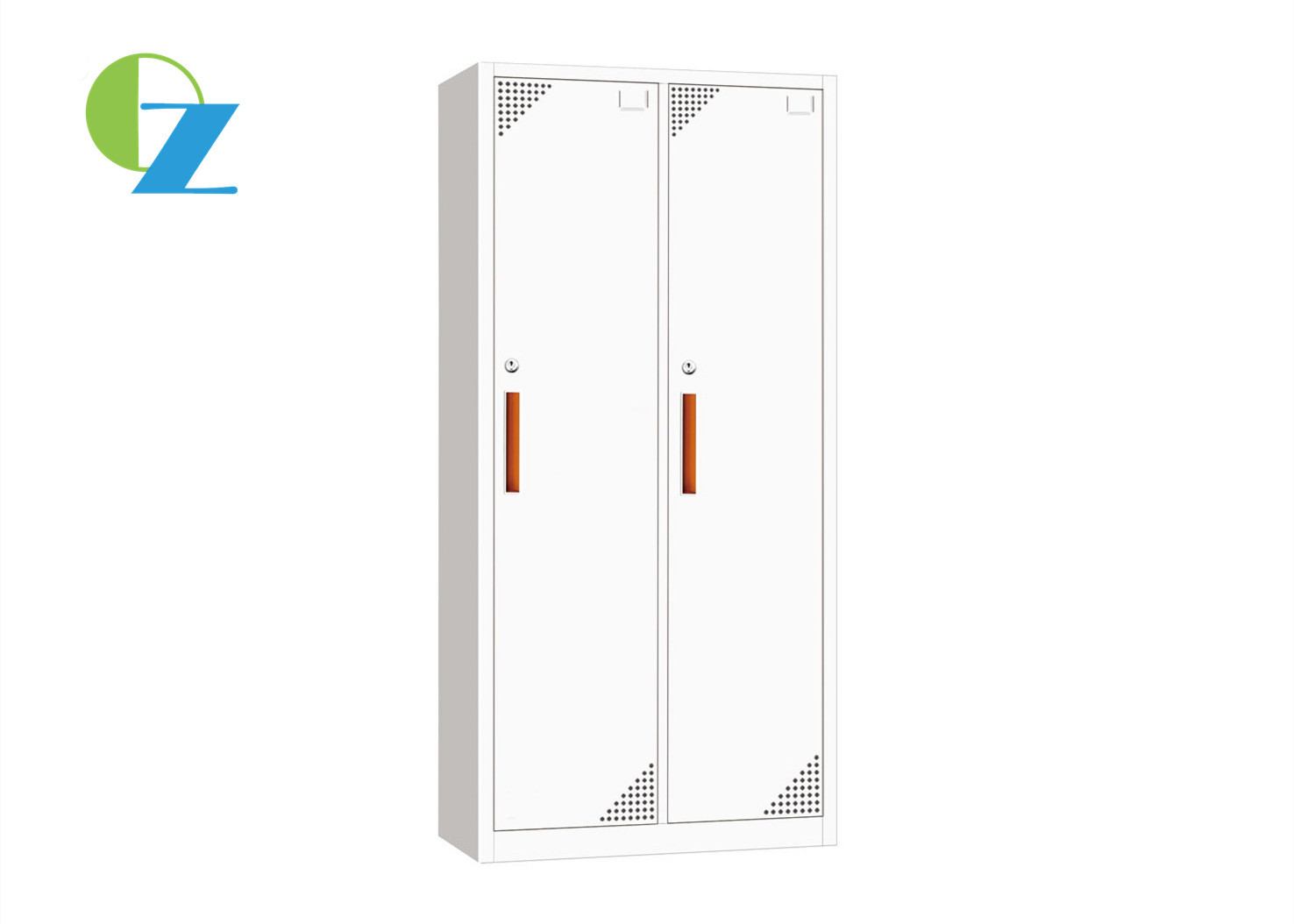 Office 2 Door Steel Locker Height 1850mm With Safety Box Inside