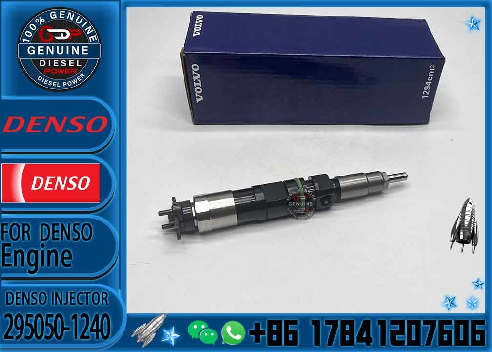 New Fuel Injectors 295050-1240 21785960 095000-1240 295050-124# G3S58 for Denso VOL PENTA TAD851VE TAD853VE